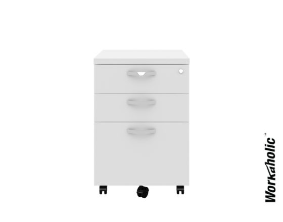 Workaholic™  Mobile Pedestal 2 Drawer 1 Filing (2D1F)
