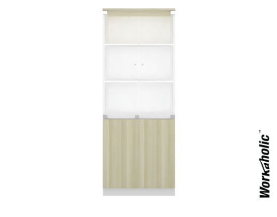 Workaholic™ 2110H High Cabinet Swing Door +Open Shelf