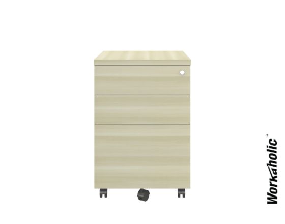 Workaholic™  Mobile Pedestal 2 Drawer 1 Filing (2D1F)