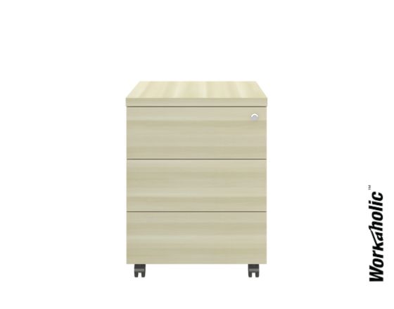 Workaholic™  Mobile Pedestal 3 Drawers
