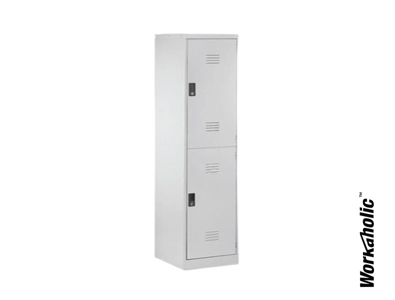 Workaholic™ Steel Storage 2 Compartment Steel Locker