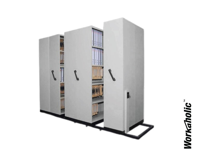 Workaholic™ Steel Storage 5 Bay Mobile Compactor