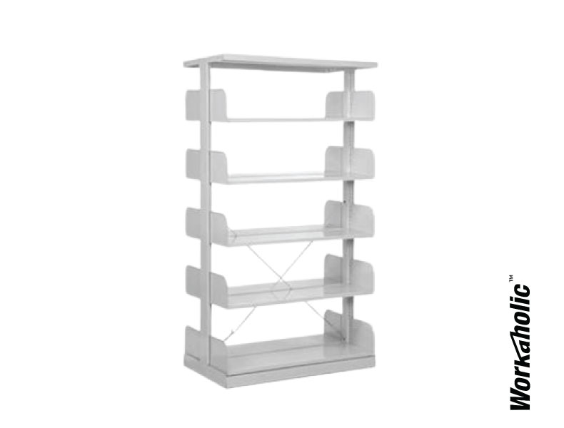 Workaholic™ Steel Storage 5 Level Library Shelf