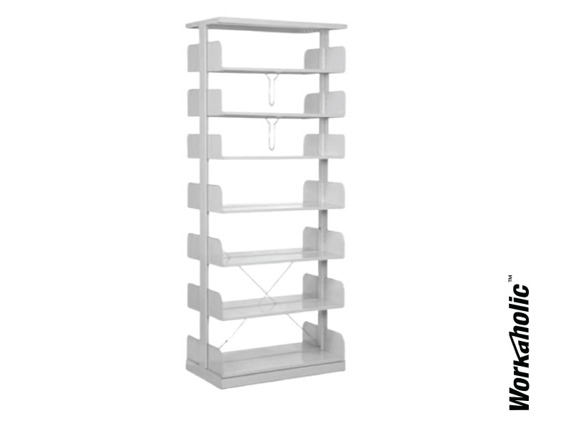 Workaholic™ Steel Storage 7 Level Library Shelf