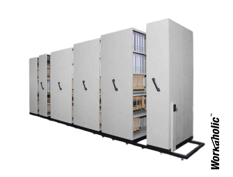 Workaholic™ Steel Storage 9 Bay Mobile Compactor